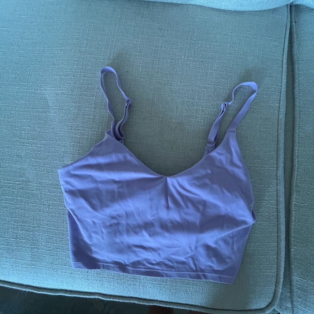 Athleta Lavender V-Neck Tank Top